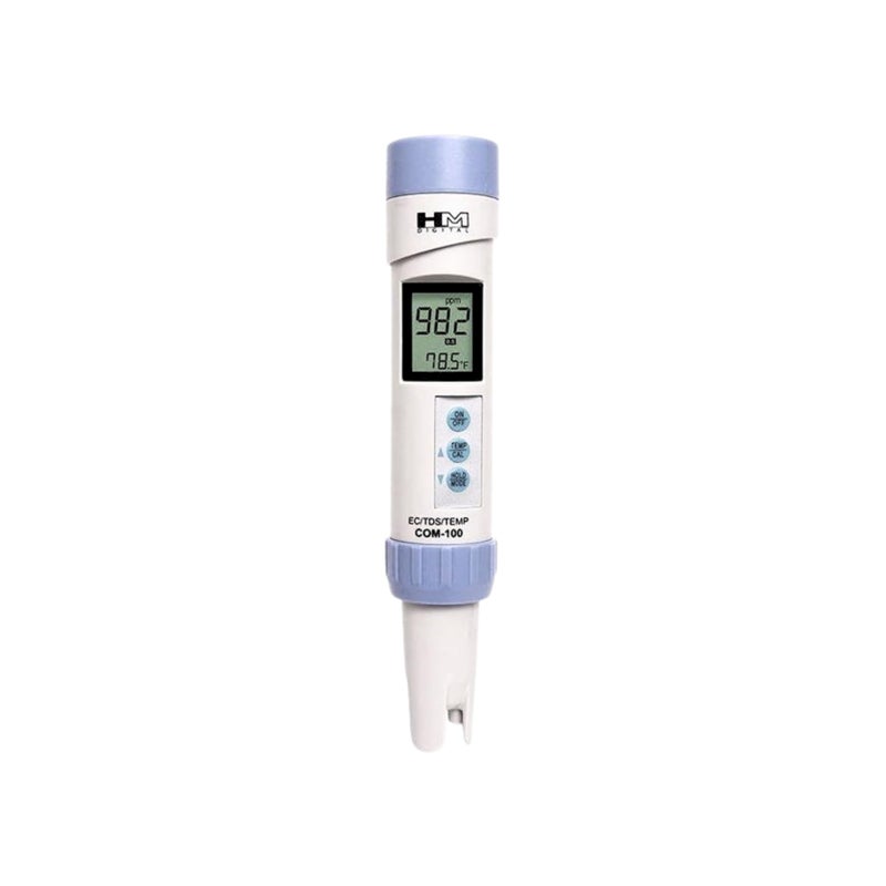 HM Digital HMDCOM100 Waterproof EC/TDS And Amp Temperature Combo Meter - Image 1